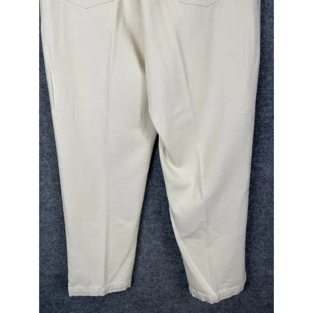 Lauren Jeans Co.‎ Women's Size 14 Cream Off Ivory Relaxed Ankle